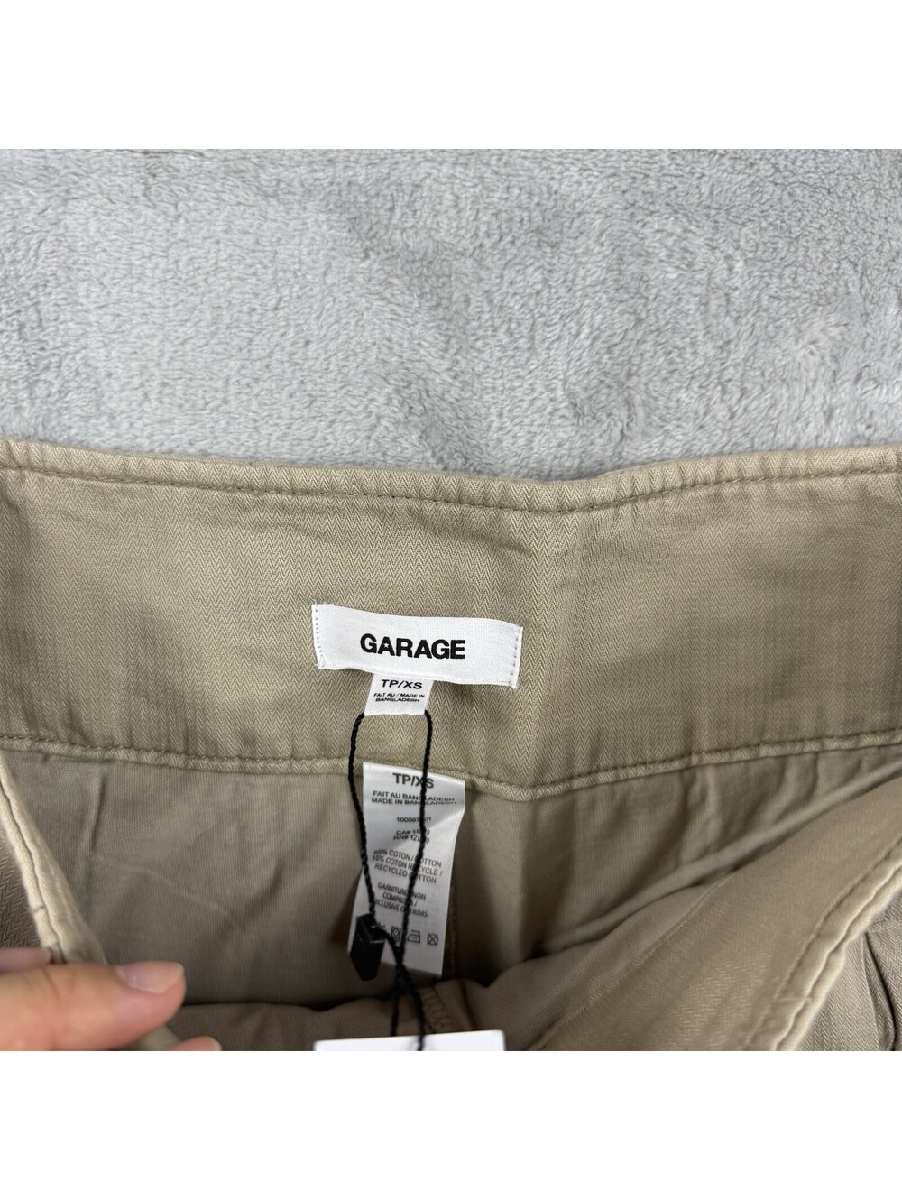 Garage Lexi Pleated Skort Women’s XS Khaki Beige Mini Skirt Shorts Build-In NWT - Picture 6 of 8